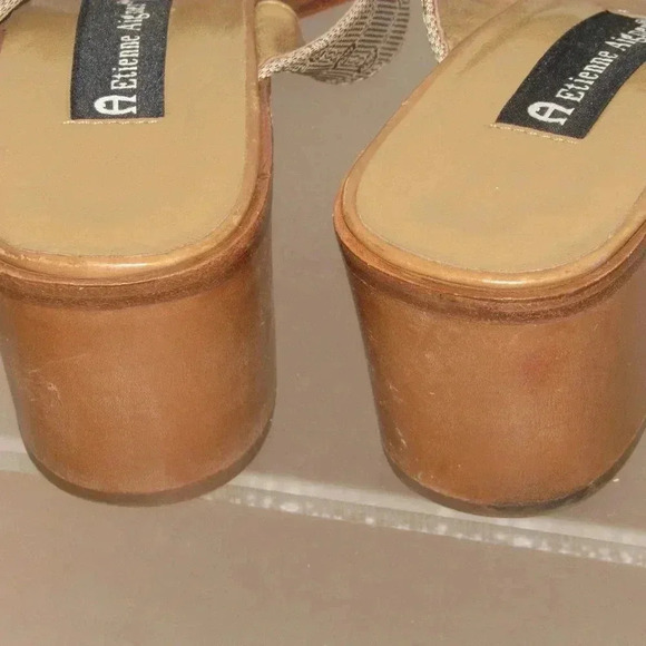 ETIENNE AIGNER Network Slip-On Sandals Size 7.5M - Picture 5 of 6